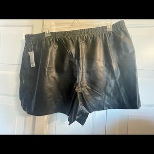 Forever 21 Plus - Faux leather shorts